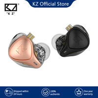kz zex pro in ear hifi headset electrostatic dynamicbalanced detachable cable earphone noice cancelling sport game headphones