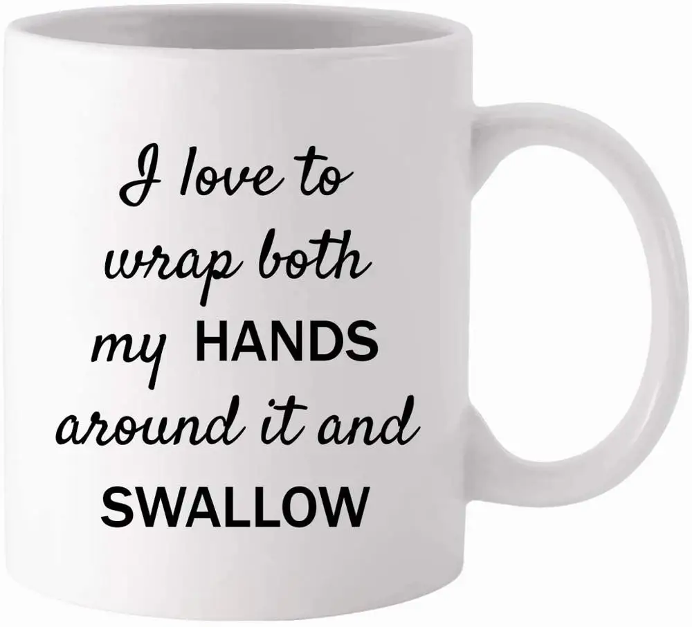 Я люблю обернуть оба руки вокруг него и Ласточка-забавная кофейная кружка 11