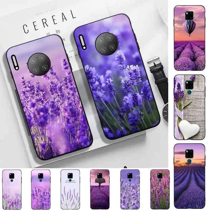 

lavender Purple flowers Phone Case for Huawei Mate 20 10 9 40 30 lite pro X Nova 2 3i 7se