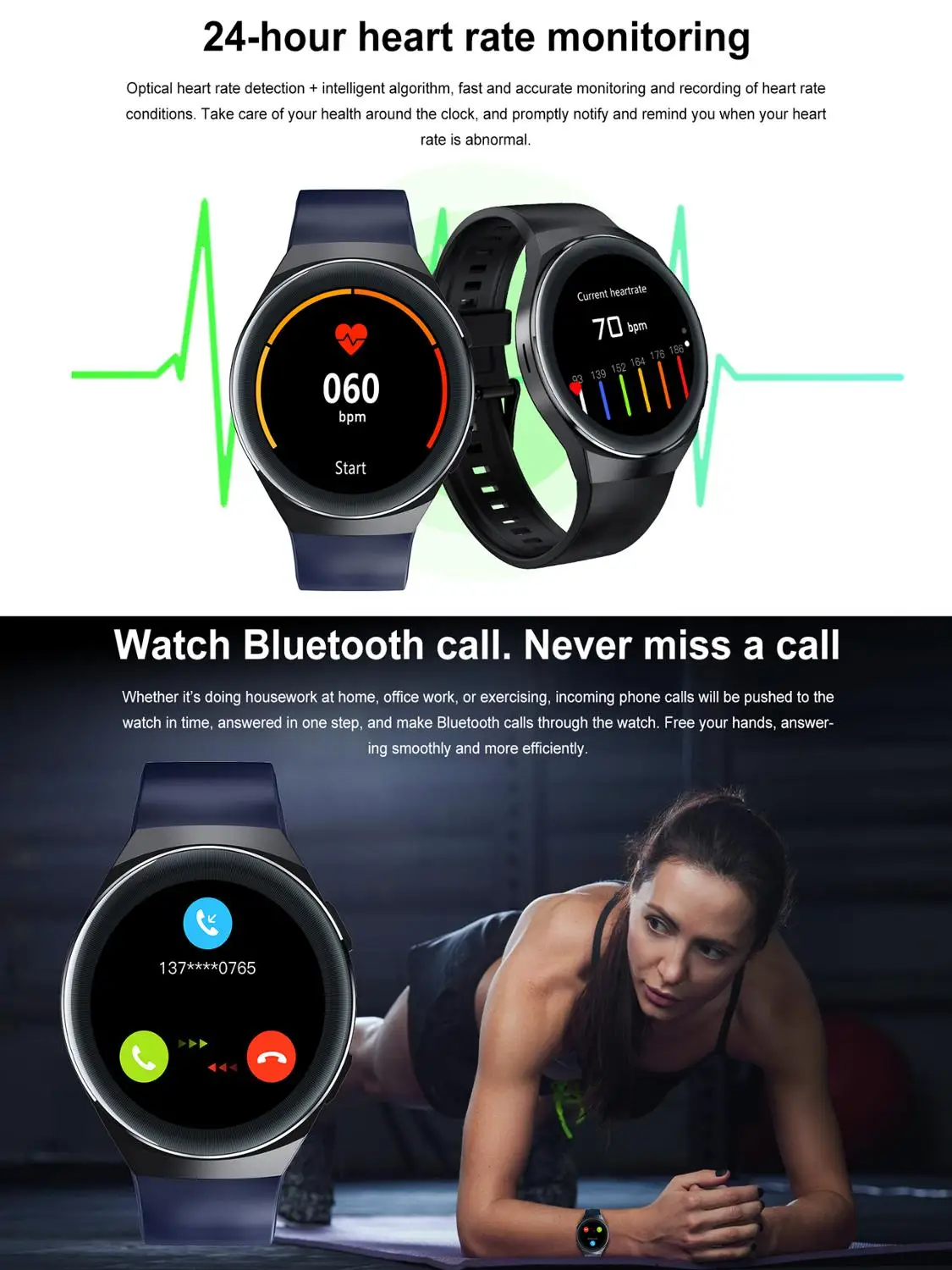 

2021 ALLCALL Active Smart Watch Business Bluetooth Call Men Women Smartwatch Sport Fitness Bracelet Smart Clock for Android IOS