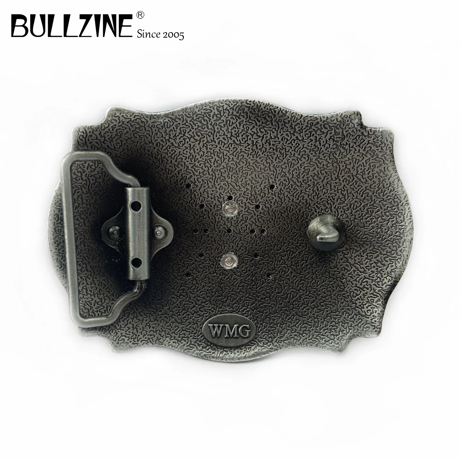 Пряжка Bullzine из цинкового сплава в ретро-стиле тяжелая Западная голова быка