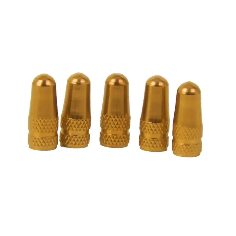 5 шт анодированный обработанный алюминиевый сплав велосипед шины клапан крышка s