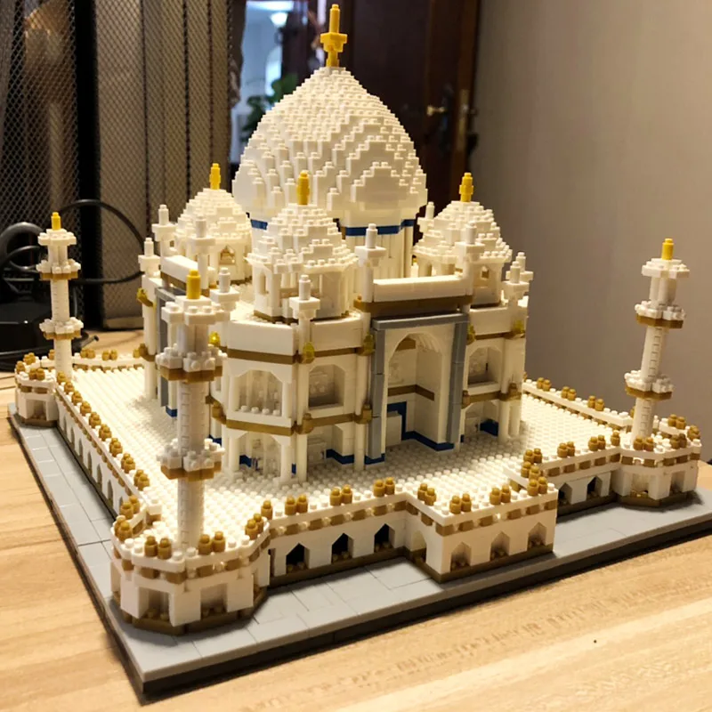 

3950PCS World Famous Architecture Taj Mahal 3D Model Building Blocks Creators DIY Educational Bricks Toys for Kids Children Gift