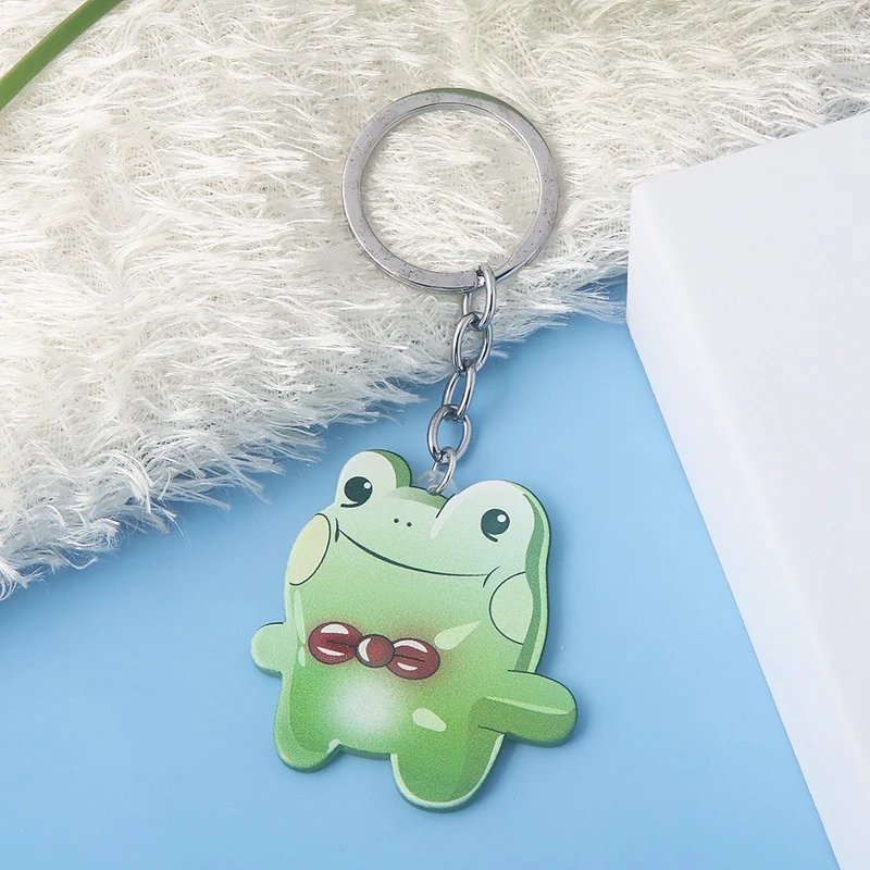 

Keychain Anime Killing Stalking Yoonbum Frog Sangwoo Cosplay Acrylic Key Chain for Women Men Kids Christmas Jewelry Gift