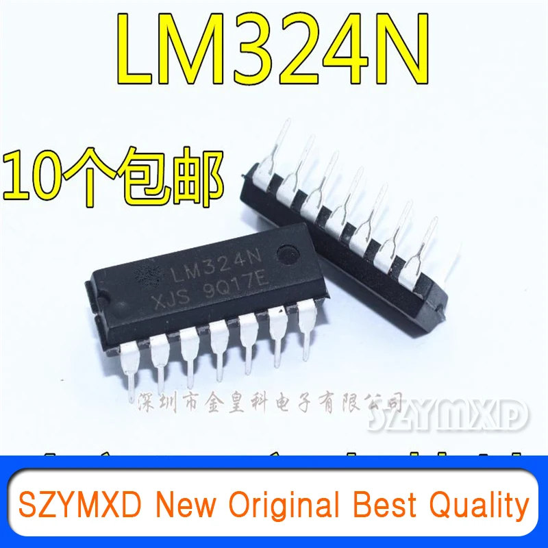 5 шт./лот новый оригинальный LM324 LM324N четырехходовой операционный усилитель DIP-14 в