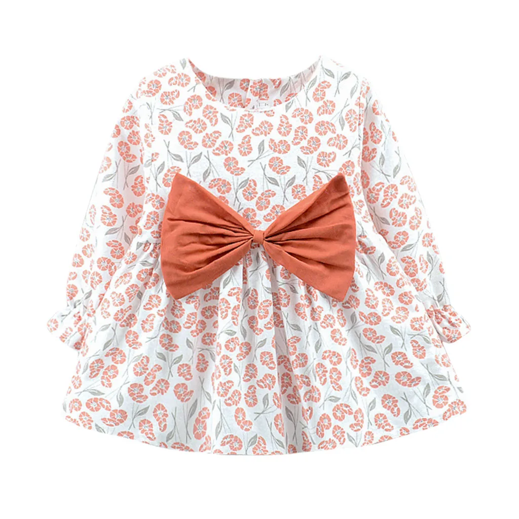 Платья для маленьких девочек зимнее платье повседневная одежда с длинным