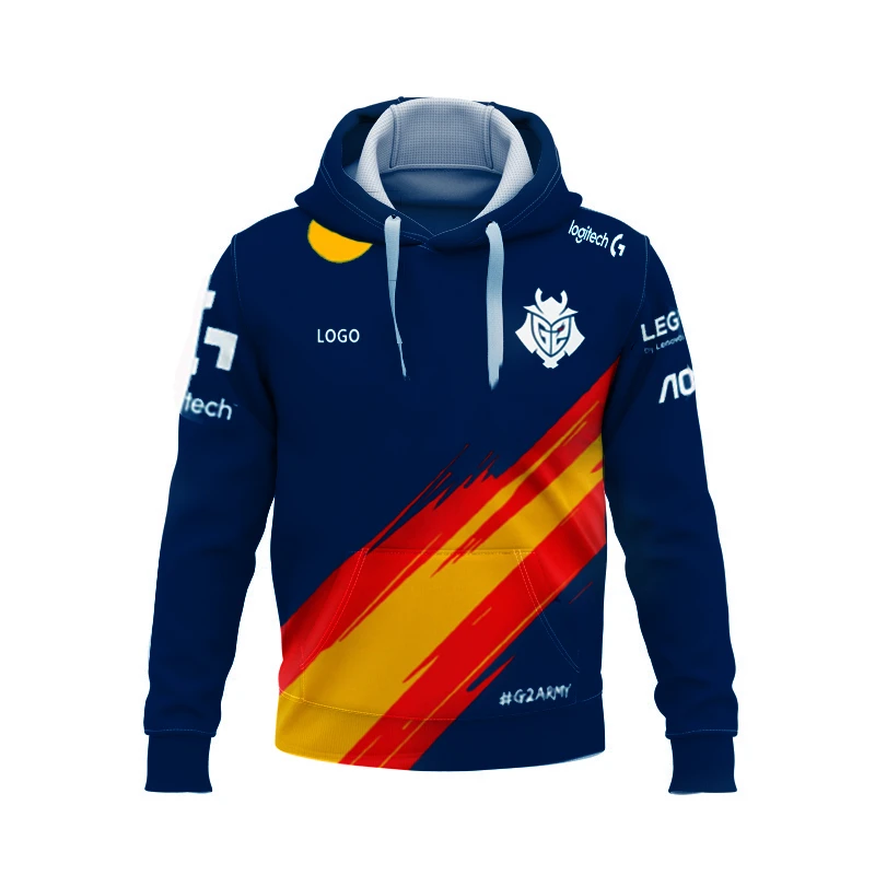 

Лидер продаж 2021, Женская Толстовка профессиональной команды, модная уличная одежда, высокое качество, пользовательский 3D пуловер, g2 Esports, то...