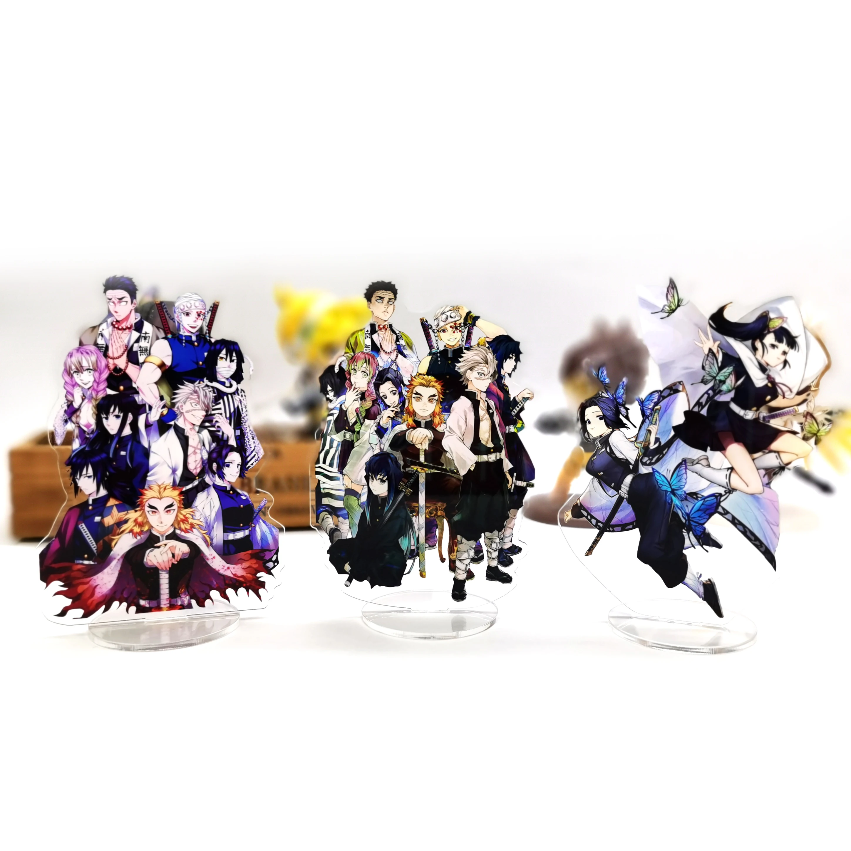 

Demon Slayer Kimetsu no Yaiba Kanao Kyoujurou Mitsuri Shinobu Giyuu HM acrylic stand figure model holder cake topper anime
