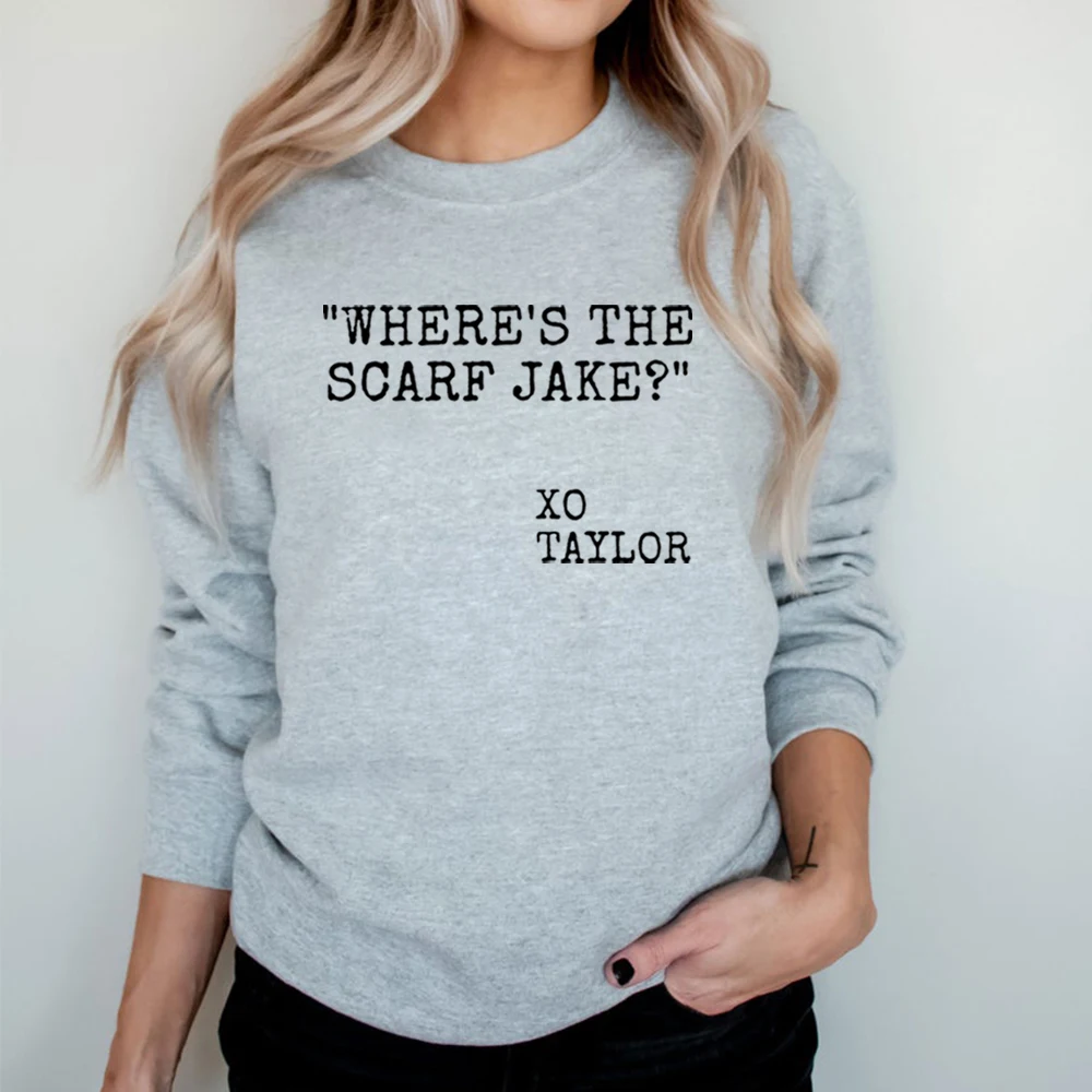 Where’s The Scarf Jake? Taylor’s Version Crewneck Sweatshirt All Too Well Taylor Hoodies Evermore Retro Sweatshirts RED Merch | Женская