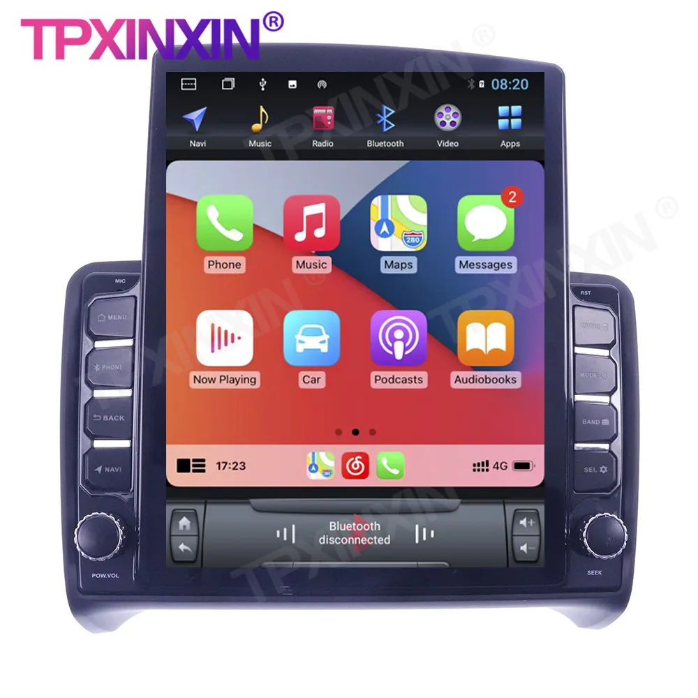Для AUDI TT 2006 2012 андроид 10 6 + 128G Беспроводной Carplay сенсорный экран стерео приемника