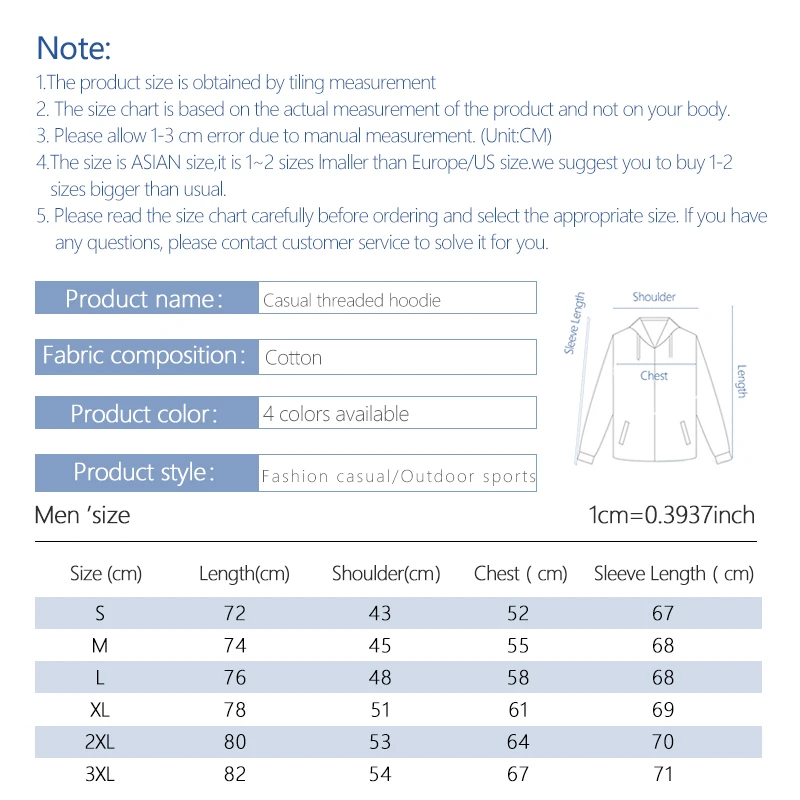 

Men's Autumn Threaded Hoodies Cotton Oversized Men Clothing Solid Color Loose Hoodie with Hood Streetwear Sports Korean Clothes