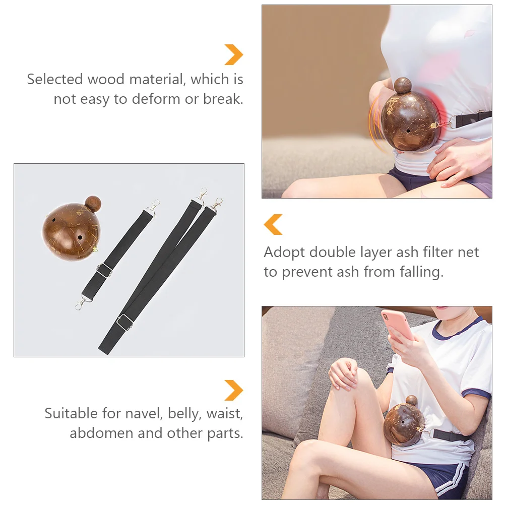 1 Set Portable Moxibustion Box Wood Body Belly Moxa Device Burning Tool | Красота и здоровье