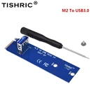 Переходник TISHRIC NGFF M.2 Key M2 в PCIE 4x 1x, переходник со штекера на гнездо, адаптер PCIE, усилитель для майнера BTC