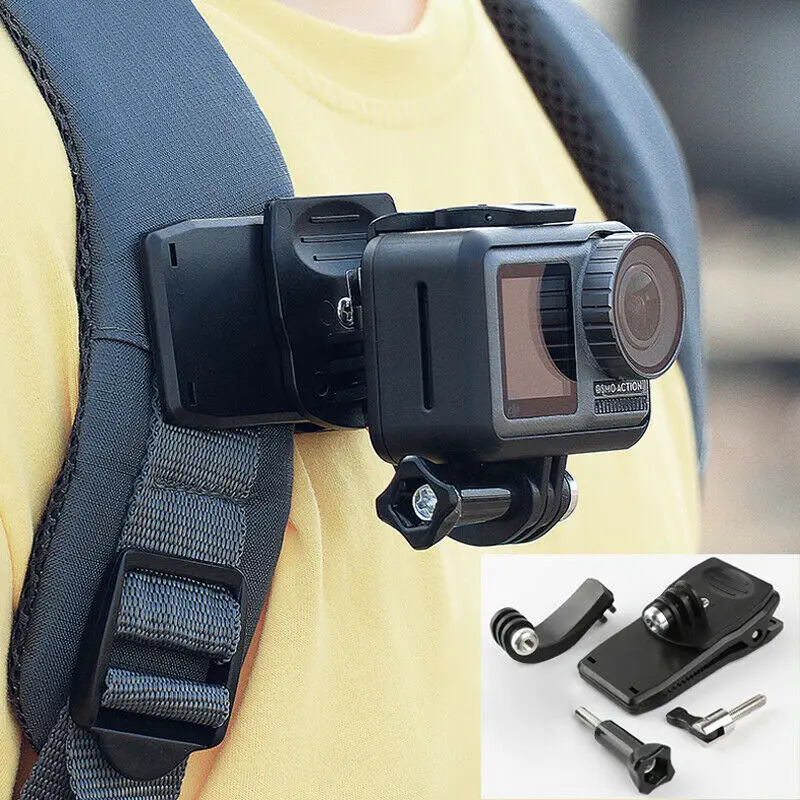 

Дорожный рюкзак с зажимом для Gopro Hero 8 7 6 5 Black Camera DJI OSMO Action