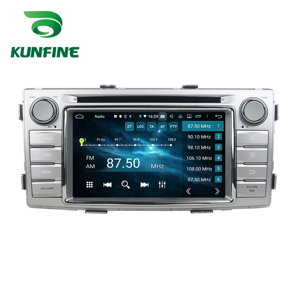 Android 9 0 Восьмиядерный 4 Гб ОЗУ 64 ПЗУ автомобильный DVD GPS мультимедийный плеер