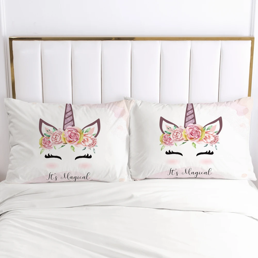 

Наволочки постельные принадлежности 2 шт наволочка для спальни, домашнее украшение 70x70 см 50x75 см 50x70 см 80x80 см наволочка розовая на заказ