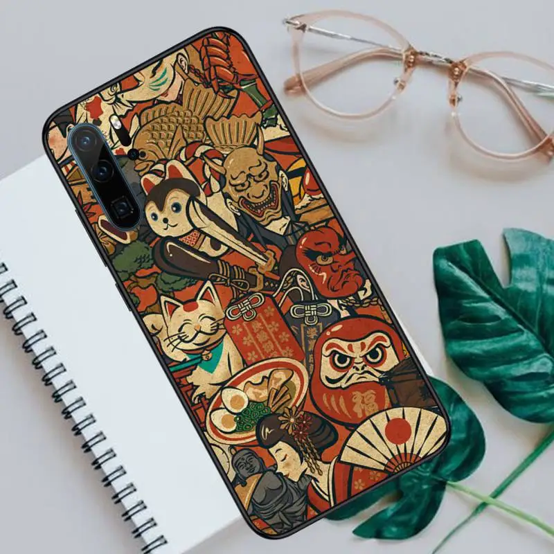 

Japanese Style Art Japan aesthetics Phone Case For Huawei honor Mate P 10 20 30 40 Pro 10i 9 10 20 8 x Lite funda coque