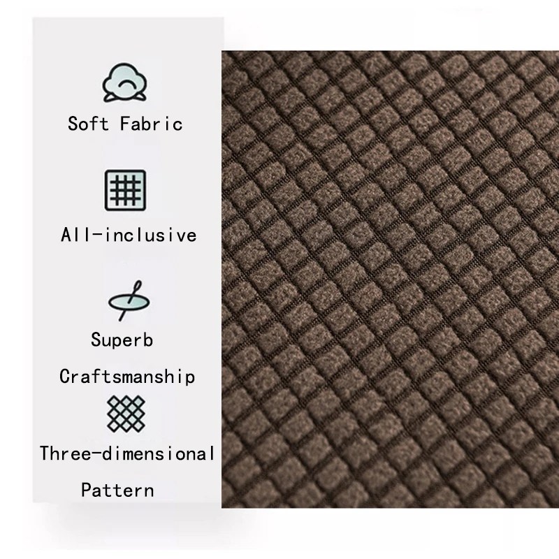 Растягивающиеся чехлы для диванов мебели спандекс текстурированная жаккардовая