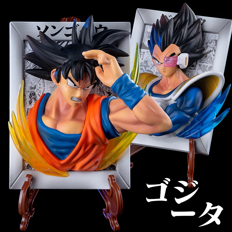 Японское аниме Гоку драгонболл зет Vegeta фоторамка магнит холодильника ПВХ Супер