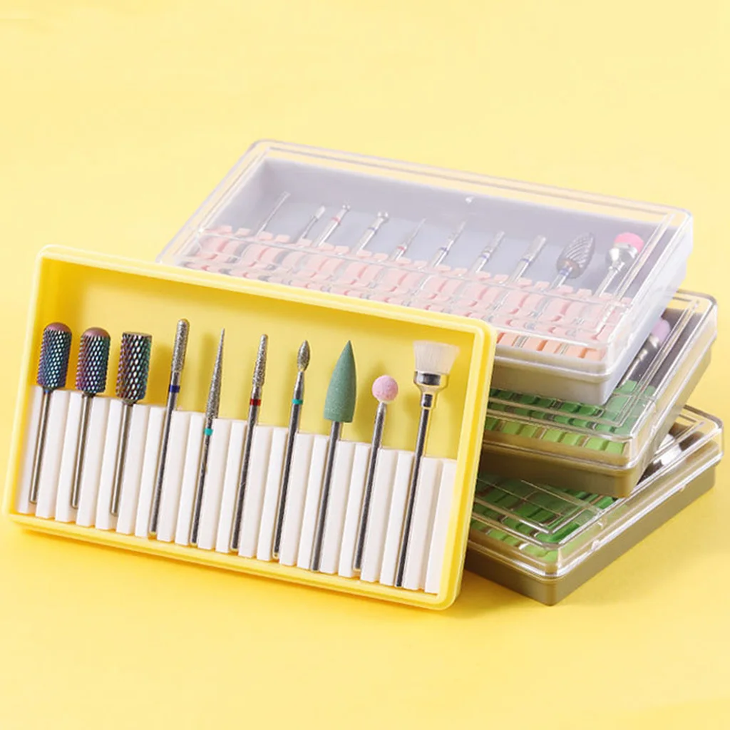 

10 шт., керамические алмазные фрезы для аппаратного маникюра