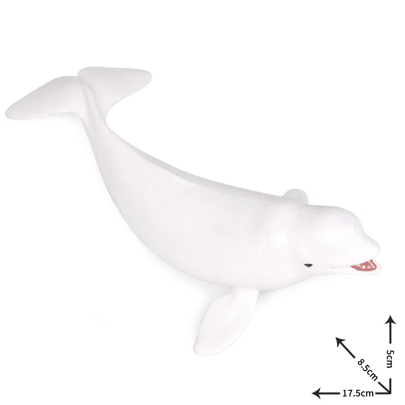 

Sea Life Animals Beluga Model Pvc Figurines Simulation Models Toys