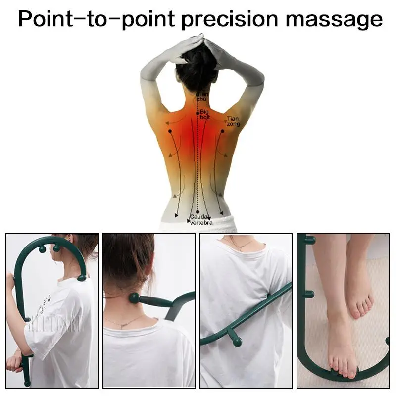 ТРИГГЕРНАЯ точка самостоятельно Массажер палка Theracane мышц тела рельефная спинка