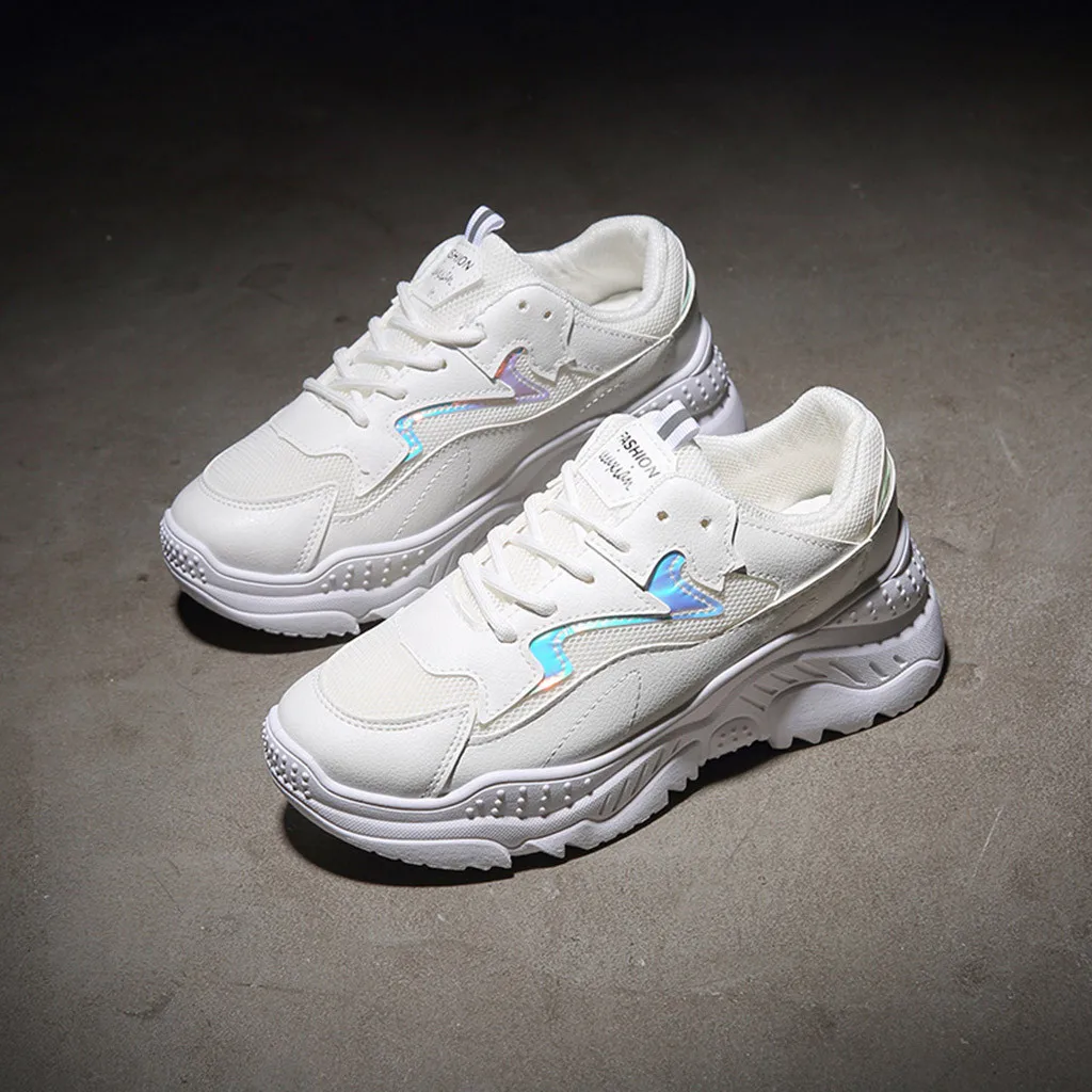 

New Arrival Women Sport Running Shoes Platform Lightweight Breathable Sneakers Female Spring Fashion Women Running Shoes