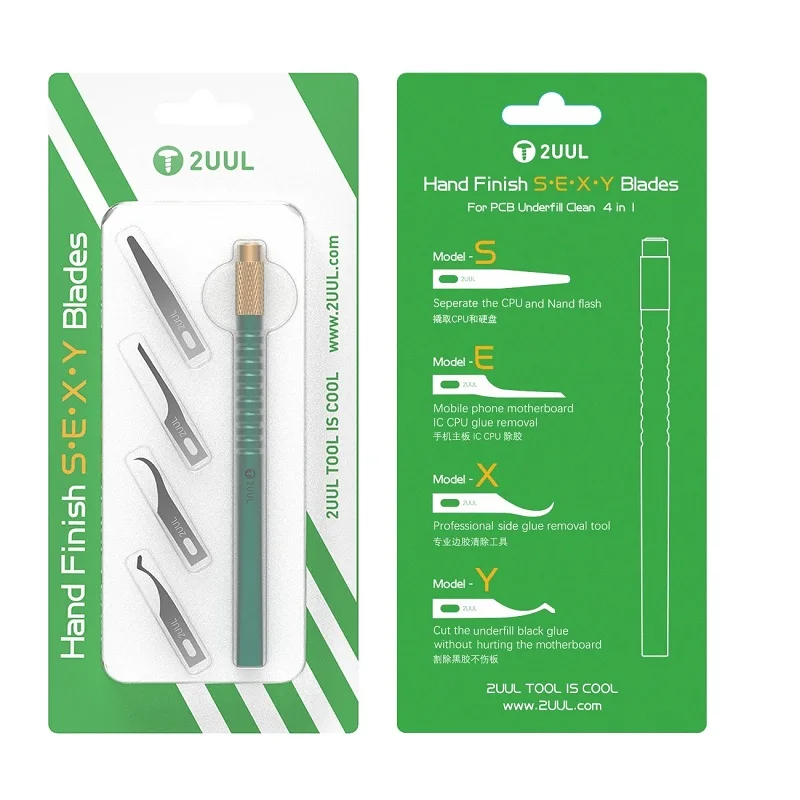 2UUL инструмент для удаления клея со стальными лезвиями iPhone OCA набор инструментов