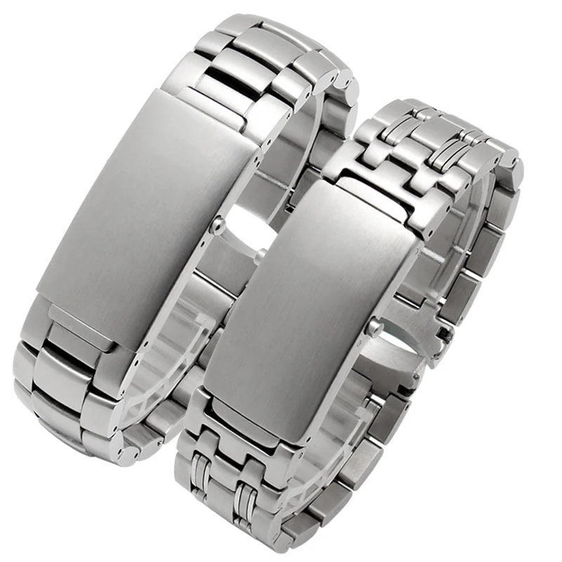 20mm Stainless Steel Watch Band Replacement for Omega Seamaster 300 Ocean 007 316L Solid 22mm Silver Strap Bracelet Accessories