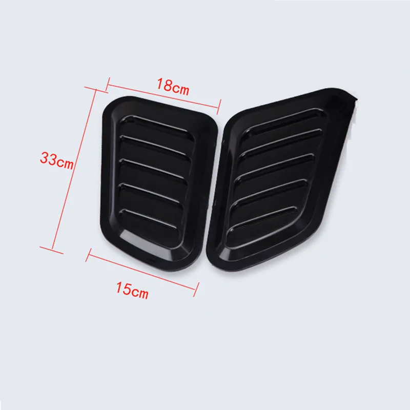 2 шт./компл. черная имитация выпускного отверстия акула стержень автомобильный