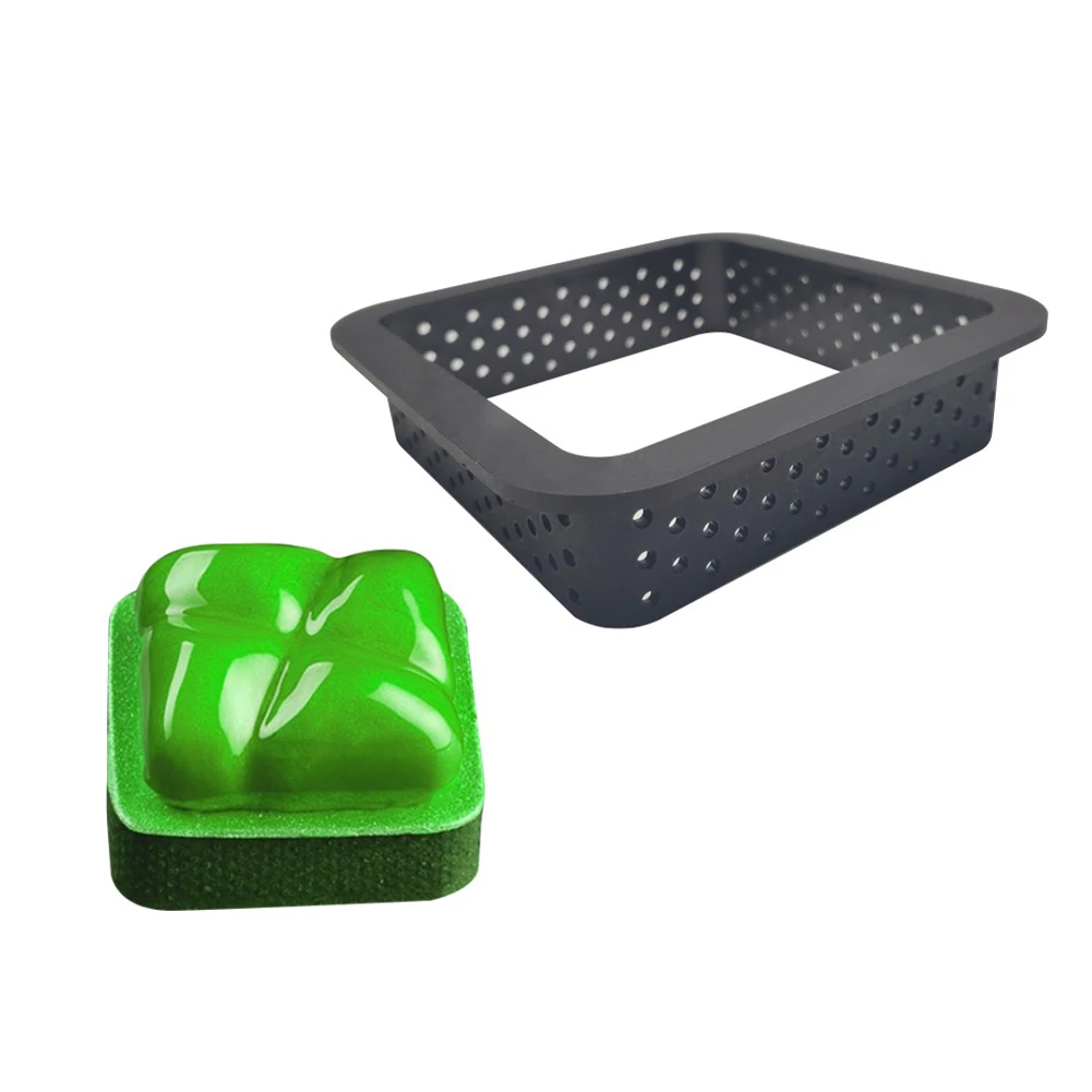 

8Pcs Tart Mold Ring Mousse Circle Cutter Kitchen Decorating French Dessert DIY Cake Mold Perforated Non Stick Bakeware Cake Tool