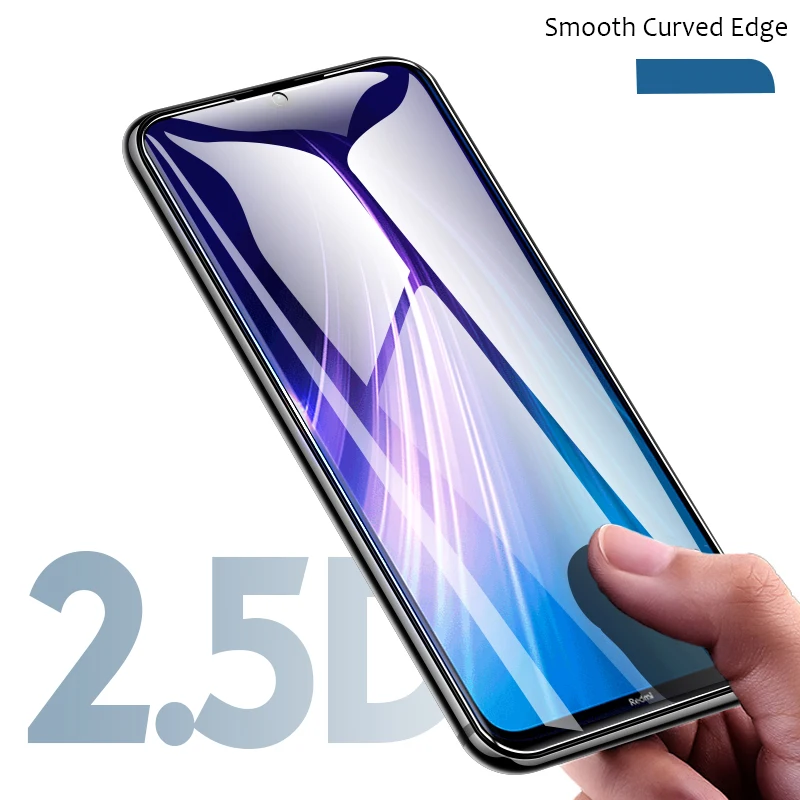 5 шт. стекло для redmi note 8 pro протектор экрана 9H закаленная пленка Xiaomi защитное