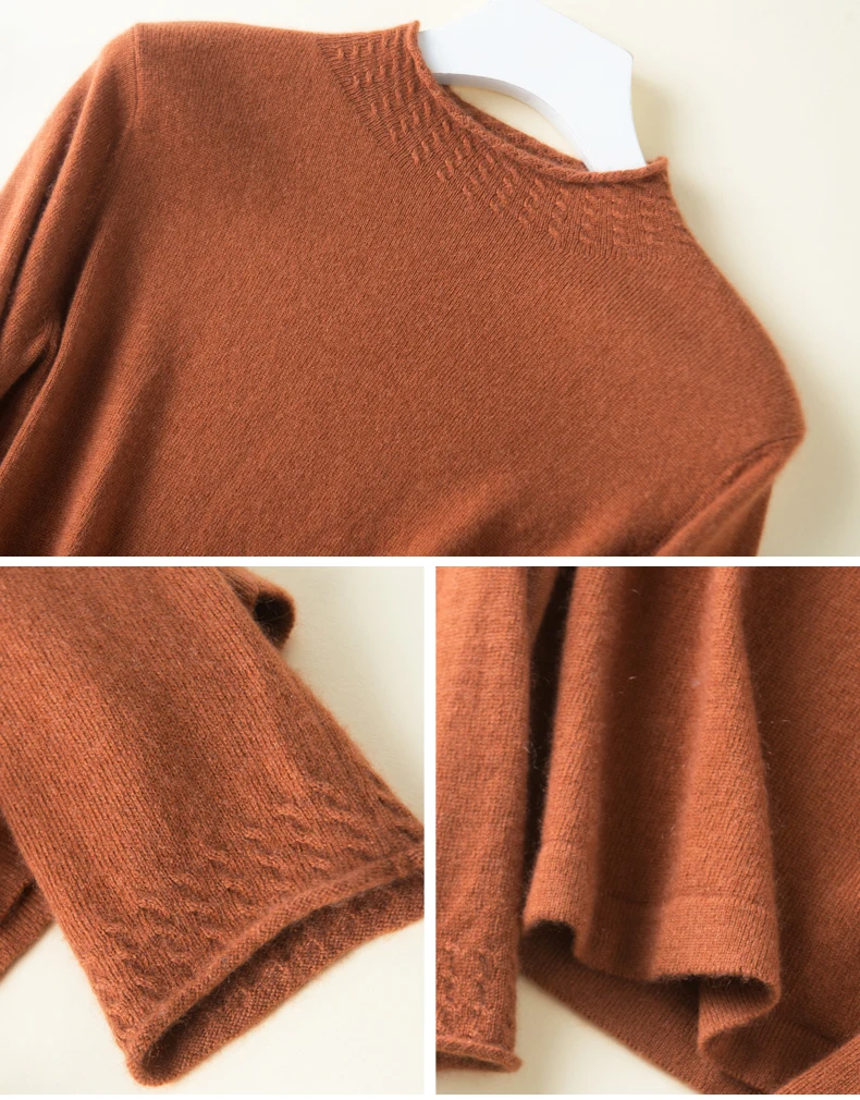 Женский вязаный джемпер базовый однотонный пуловер весна-осень AB017 2019 | Женская