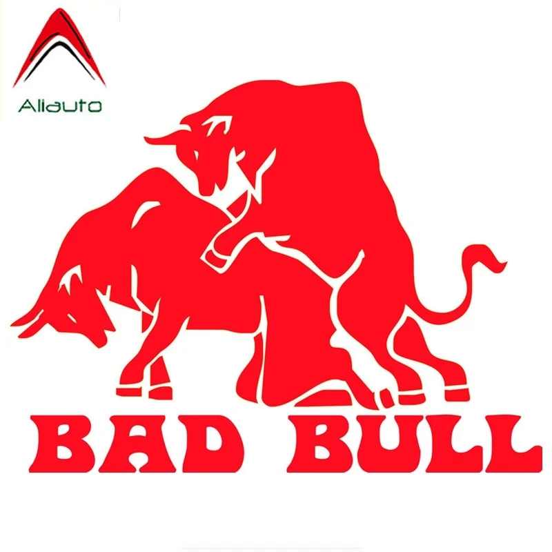 Веселая наклейка на автомобиль Aliauto Bad Bull автомобильные аксессуары