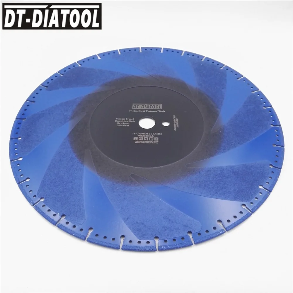 DT-DIATOOL 1 шт. Dia300/350/400 мм вакумная пайка для алмазного снос пильное полотно многоцелевой спасения металлическое лезвие Пластик режущий диск