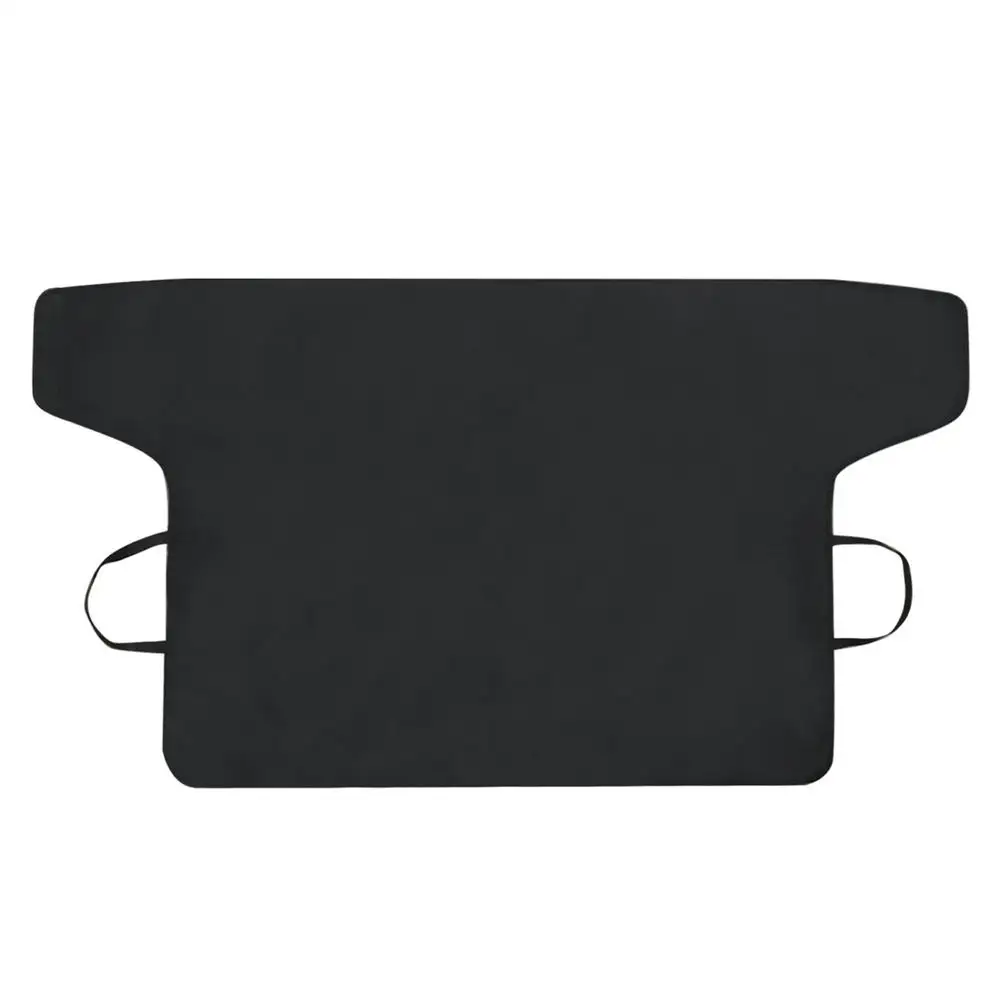 

Автомобильный дневной козырек от солнца и снега, черная ткань, защита от снега и льда для внедорожника, ветровое стекло, зимнее переднее сте...