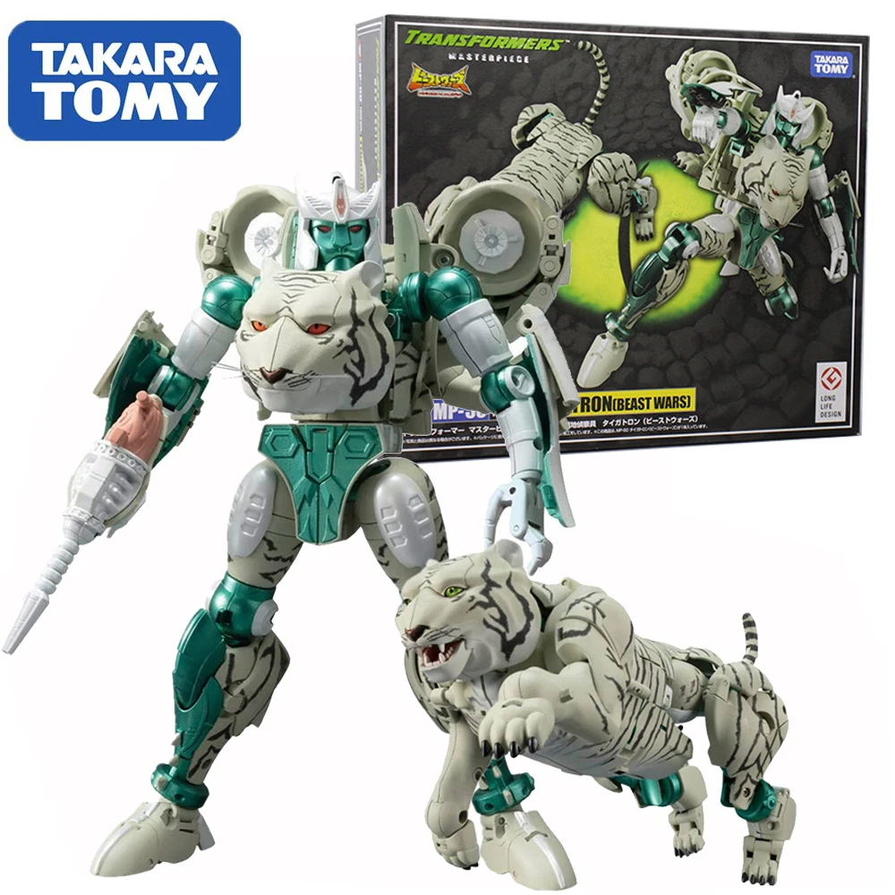 

Трансформеры Takara Tomy, Трансформеры, шедевр, издание MP-50 Tigatron Beast Wars, модель робота, игрушка, подарок на день рождения