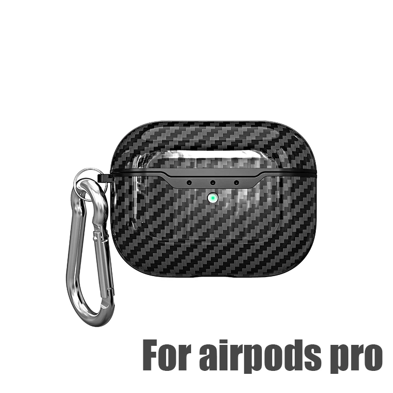 Чехол для airpods pro, чехол для наушников airpods, чехол из углеродного волокна с текстурой, мягкий чехол из ТПУ для airpods 3/2/1 - Цвет: airpods pro A
