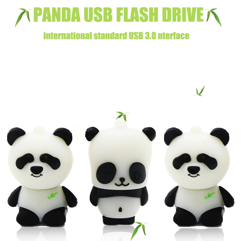 Мультяшная панда Usb флеш-накопитель 4 ГБ 8 ГБ 16 ГБ 32 ГБ 64 Гб флешки U Диск флеш-карта Горячая Распродажа карта памяти