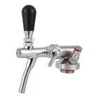 Диспенсер для пива в виде бочонка из нержавеющей стали, регулируемый кран и высококачественное зарядное устройство Co2 в комплекте