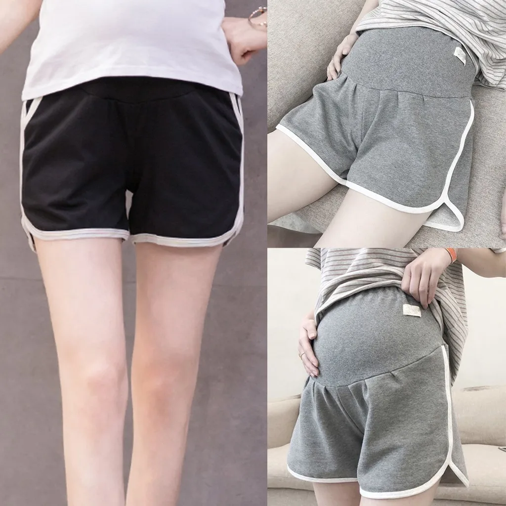 Леггинсы для беременных женщин 30 # Короткие Брюки Компрессионные тренировок