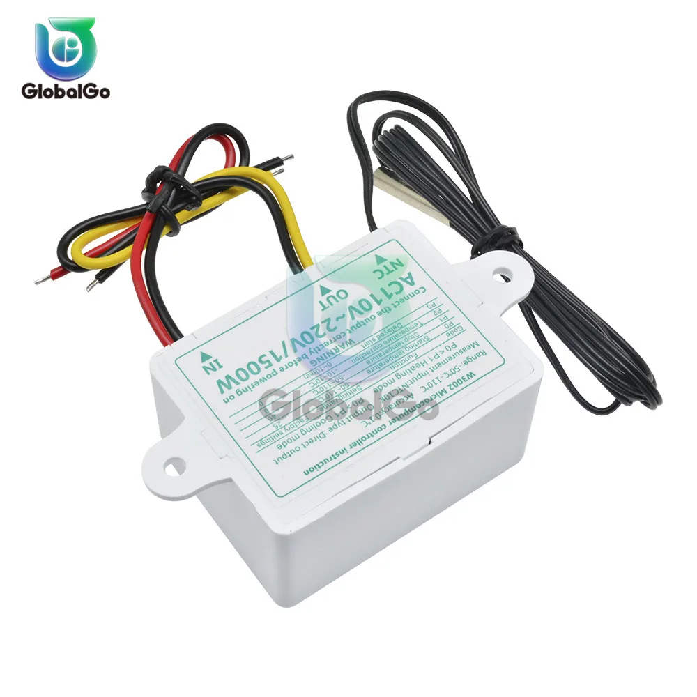XH-W3002 W3002 AC 110 V-220 V DC 24 V DC 12 V Led Цифровой терморегулятор Термостат Температура Управление; Управление счетчик-переключатель