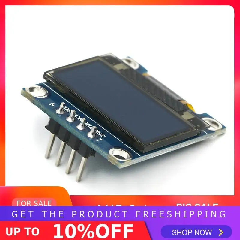 0,96 дюймов IIC Серийный желтый синий OLED дисплей модуль 128X64 IEC SSD1306 12864 плата с ЖК-экраном GND VCC SCL SDA 0,9" для Arduino