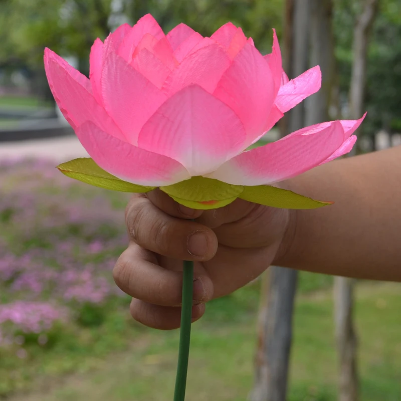 Лидер продаж реквизит для полярного танца имитация лотоса ручной Шелковый Лотос