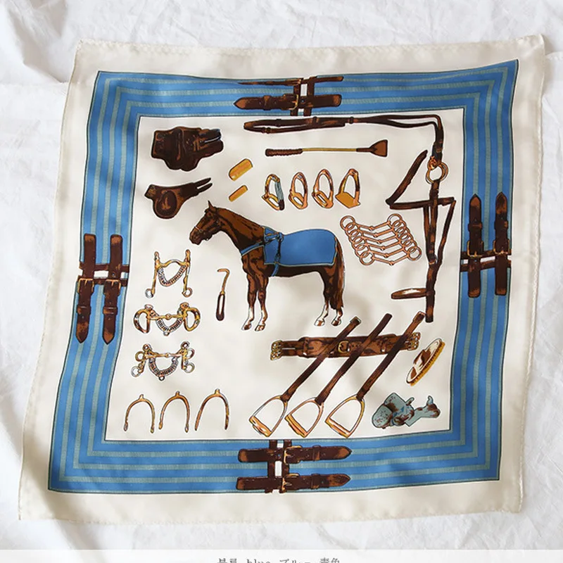 Новинка модные аксессуары для шеи девушек маленький квадрат 70 см женские шарфы