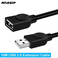 10m usb 2 0 cable super speed data sync extension cord for laptop pc tv xbox ssd mouse keyboard projector charging extender wire