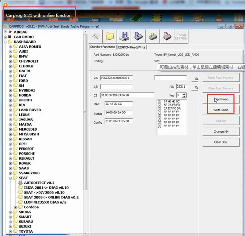 Carprog V8.21 ЭБУ чип Тюнинг Инструменты для ремонта автомобилей CarProg 8 21 онлайн версия