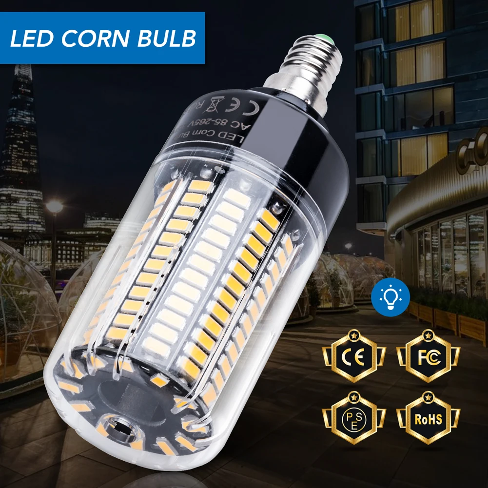 

E14 Bulb E27 LED Lamp B22 Corn Light 220V Ampoule LED 3.5W 5W 7W 9W 12W 15W 20W Spotlight 110V Corn Bulb No Flicker Bombillas