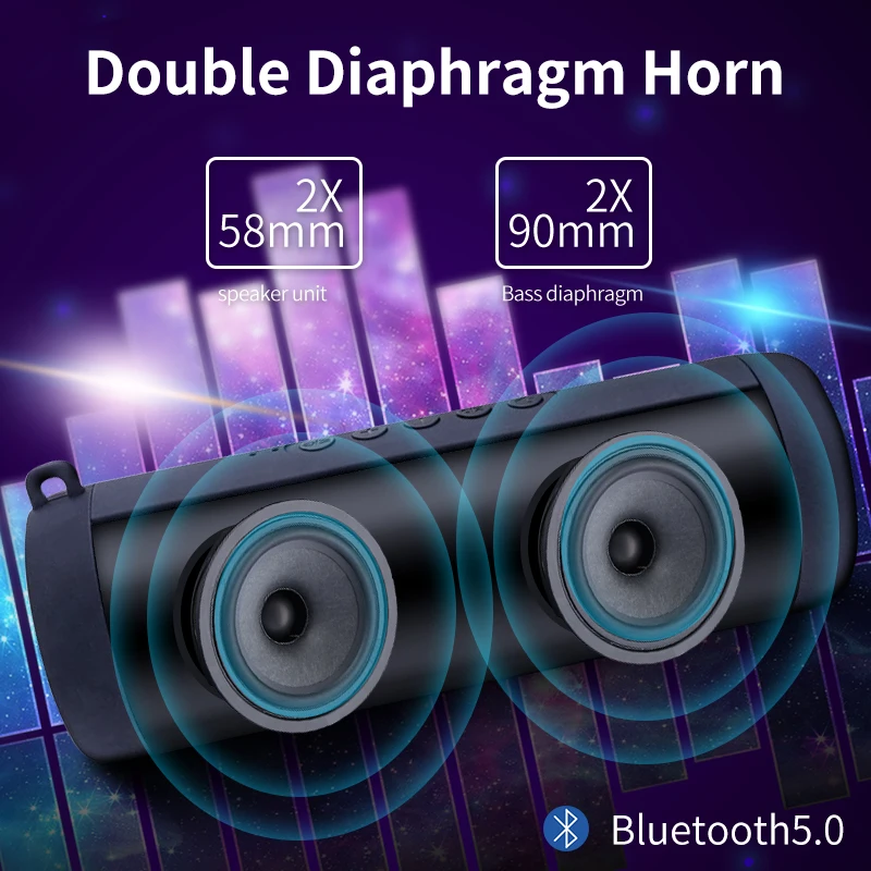 Bluetooth-колонка Портативная Беспроводная Громкая Колонка s для телефона компьютера
