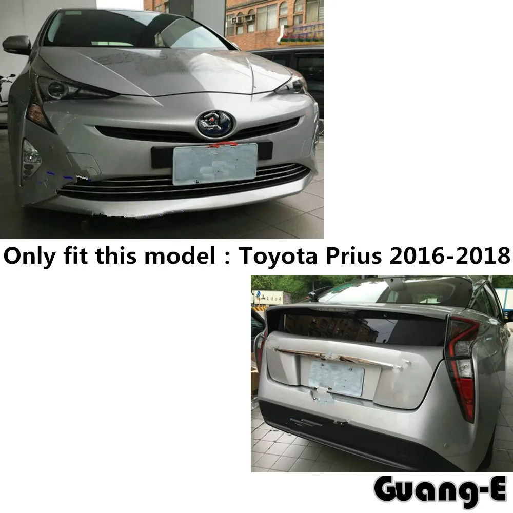 

Car Styling Detector Stick ABS Chrome Inside Door Audio Speak Speaker Sound Ring Lamp Trim 4pcs For Toyota Prius 2016 2017 2018